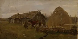 Summer Evening Scene Impressions: The haystack