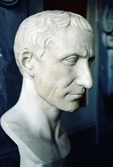 Ancient Roman Leaders Impressions: Head of Julius Caesar