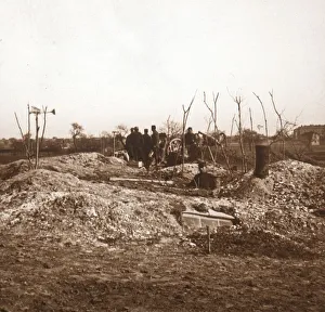 WWI Soldier Life Impressions: Hidden battery, c1914-c1918