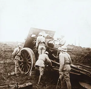 World War One Guns Impressions: Howitzer battery, c1914-c1918