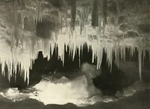 Farthest South Latitude Record Impressions: An Ice Cave in the Winter, c1908, (1909)