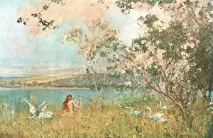 British Public Picture Galleries Impressions: An Idyll of Spring, 1897, (c1902). Creator: Unknown
