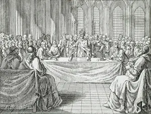 European Heritage Artwork Impressions: Illustration for Basedow's Elementary Work, 1770. Creator: Daniel Nikolaus Chodowiecki