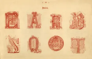 Initiales, 1862.