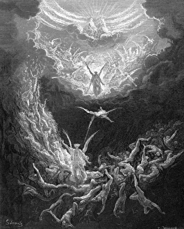 Impressions d'art à vendre: Le Jugement Dernier, 1865-1866. Artiste : Gustave Doré.