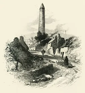 Irish Geographical Features Impressions: Killala, c1870