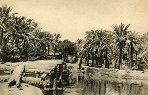 Images datées de 2019 février: À travers la Kora, Bassora, c1918-c1939. Créateur : Inconnu.