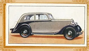 Transportation In The Thirties Impressions: Lanchester 10 Streamlined Saloon, c1936
