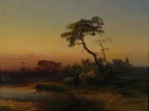 Pine Tree Landscapes Impressions: Landscape with Pine tree