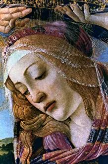 Impressions d'art à vendre: La Vierge de la Magnificat (détail), 1482. Artiste : Sandro Botticelli