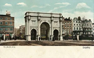 London Transportation Hub Impressions: The Marble Arch, c1910