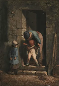 Tenderness In Art Impressions: The Maternal Precaution