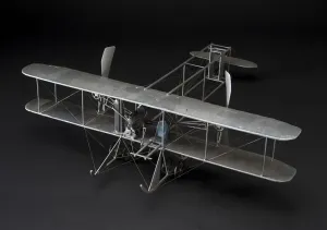 National Air And Space Museum Artifacts Impressions: Model, Static, Wright R, ca. 1940. Creator: Charles H. Hubbell
