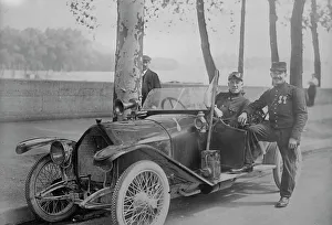 World War One Aviation History Impressions: Monternier & Pegoud, between c1914 and c1915