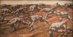 Russian History Painting Impressions: The Nameless, 1916. Creator: Egger-Lienz, Albin (1868-1926)