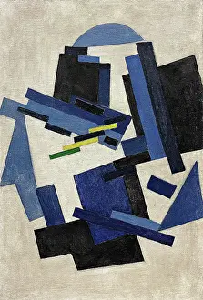 Impression encadrée : Composition non objective, c1916. Créateur : Rozanova, Olga Vladimirovna (1886-1918) Impression encadrée : Composition non objective, c1916. Créateur : Rozanova, Olga Vladimirovna (1886-1918)
