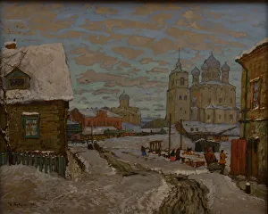 Realism Oil On Canvas Art Impressions: Old Pskov