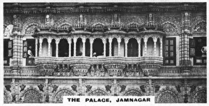 Indian Empire Architecture Impressions: The palace, Jamnagar, India, c1925