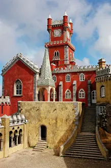 Pena Palace Portugal Impressions: Partial view of the Pena Palace complex