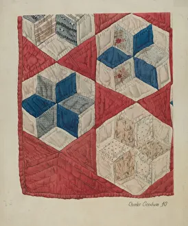Patchwork Quilt, 1940. Créateur : Charles Goodwin.