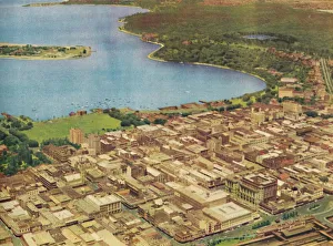 Australian Urban Landscape Impressions: Perth from the Air, c1947. Creator: Unknown