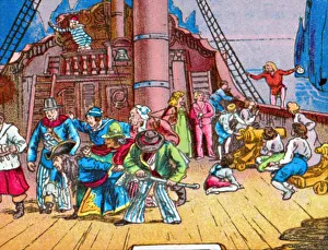 Coloured Lantern Slides Impressions: Peter to the rescue, c1905