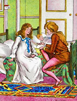 Coloured Lantern Slides Impressions: Peter and Wendy, c1905