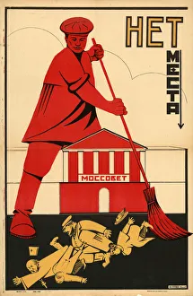 Soviet Poster Art Impressions: No place!, c1925