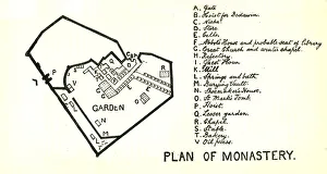 Plan du Monastère de Saint-Antoine, c1915. Créateur : Mark Sykes