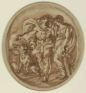 Baroque Art Era Impressions: Pluto Bringing Proserpine to the Gates of Hell. Creator: Carlo Maratti