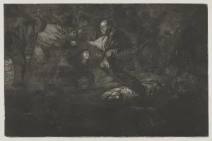 Francisco De Goya Etching Impressions: The Proverbs: God Creates Them and They Join Up Together, 1864. Creator: Francisco de Goya