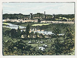 Thames River Landscape Impressions: Reading, c1910