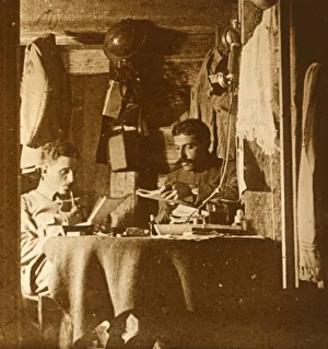 Trench Life During WWI Impressions: Reading in the trenches, c1914-c1918