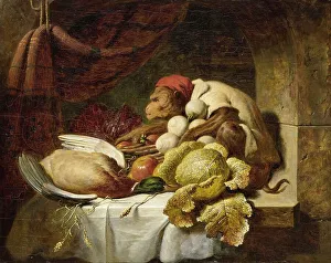Chapeau rouge, 1857. Créateur : George Lance.