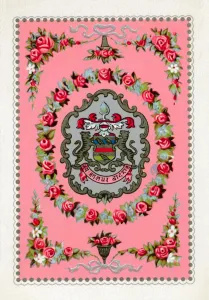 Vintage Playing Cards Impressions: Reverse from a deck of Goodall & Son Ltd. playing cards, c1940