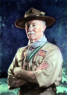 Robert Stephenson Smyth Baden-Powell, 1er vicomte Baden-Powell, soldat anglais.