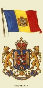Romanian National Flag Impressions: Roumania, c1935. Creator: Unknown
