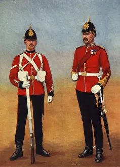 Les Royal Marines, 1901. Créateur : Gregory et Cie.