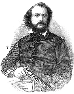 Industriels Impressions: Samuel Colt (1814-1862), inventeur du revolver Colt, 1856.