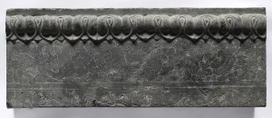 Heritage Art China Impressions: Section of a Coffin Platform: Horizontal Panel, 550-577. Creator: Unknown