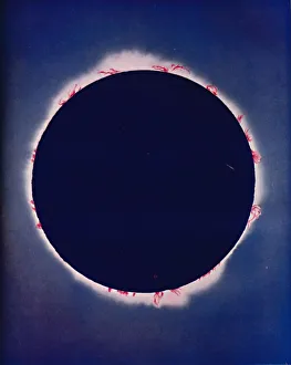 Total Solar Eclipse Images Impressions: What Is Seen During The Few Moments of a Total Eclipse, c1935
