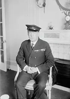 Sir Ernest Shackleton Impressions: Sir E. Shackleton, between c1915 and c1920. Creator: Bain News Service