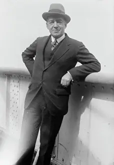 Sir Ernest Shackleton Impressions: Sir E. Shackleton, between c1915 and c1920. Creator: Bain News Service