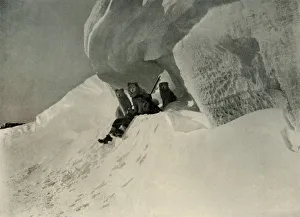 Nimrod Expedition History Impressions: A Snow Cornice, c1908, (1909)