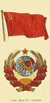 Soviet Union Flag Impressions: Soviet Union, c1935. Creator: Unknown