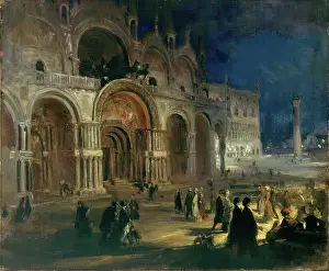 Aberdeen Archives Heritage Images Impressions: St Mark's By Moonlight, c1908-1912