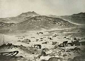 Nimrod Expedition History Impressions: The Start of a Blizzard at the Winter Quarters, c1908, (1909)