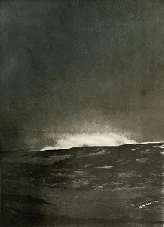 Early 20th Century Exploration History Impressions: A Steam Explosion on Mount Bird, c1908, (1909)