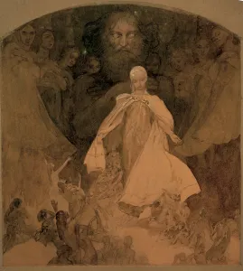 Mythology Illustration Impressions: Study for The Age of Wisdom