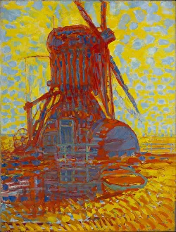 Windmill Landscape Impressions: Mill in Sunlight, 1908